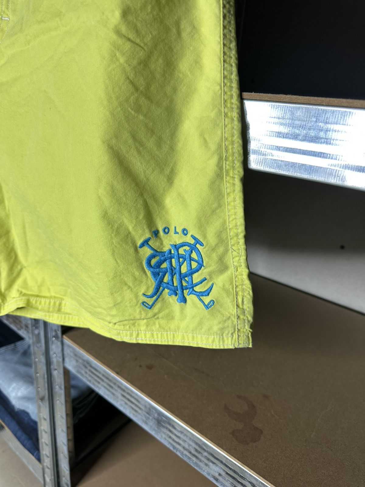 Polo Ralph Lauren Polo Ralph Lauren Swim Shorts Lime Green Embroidered Logo Size US 36 / EU 52 - 3 Thumbnail