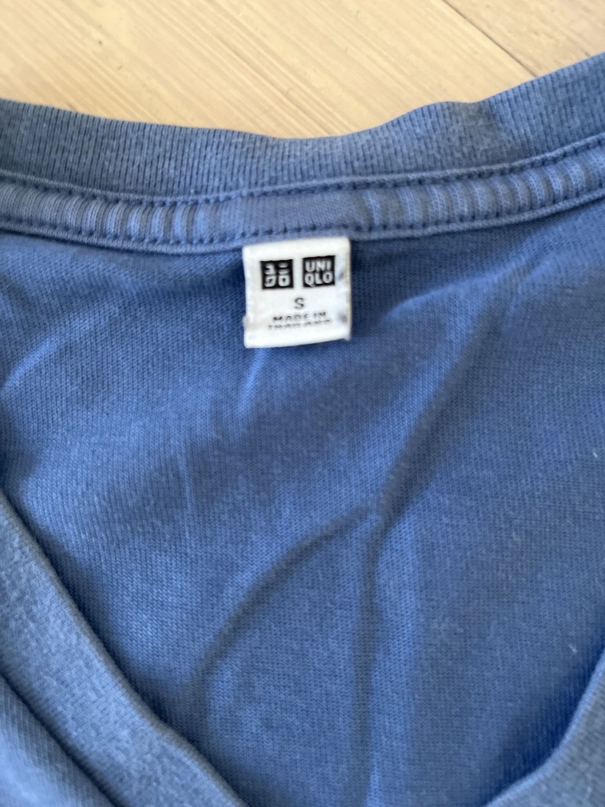Uniqlo Uniqlo Blue Short Sleeve Tee Size US S / EU 44-46 / 1 - 3 Thumbnail
