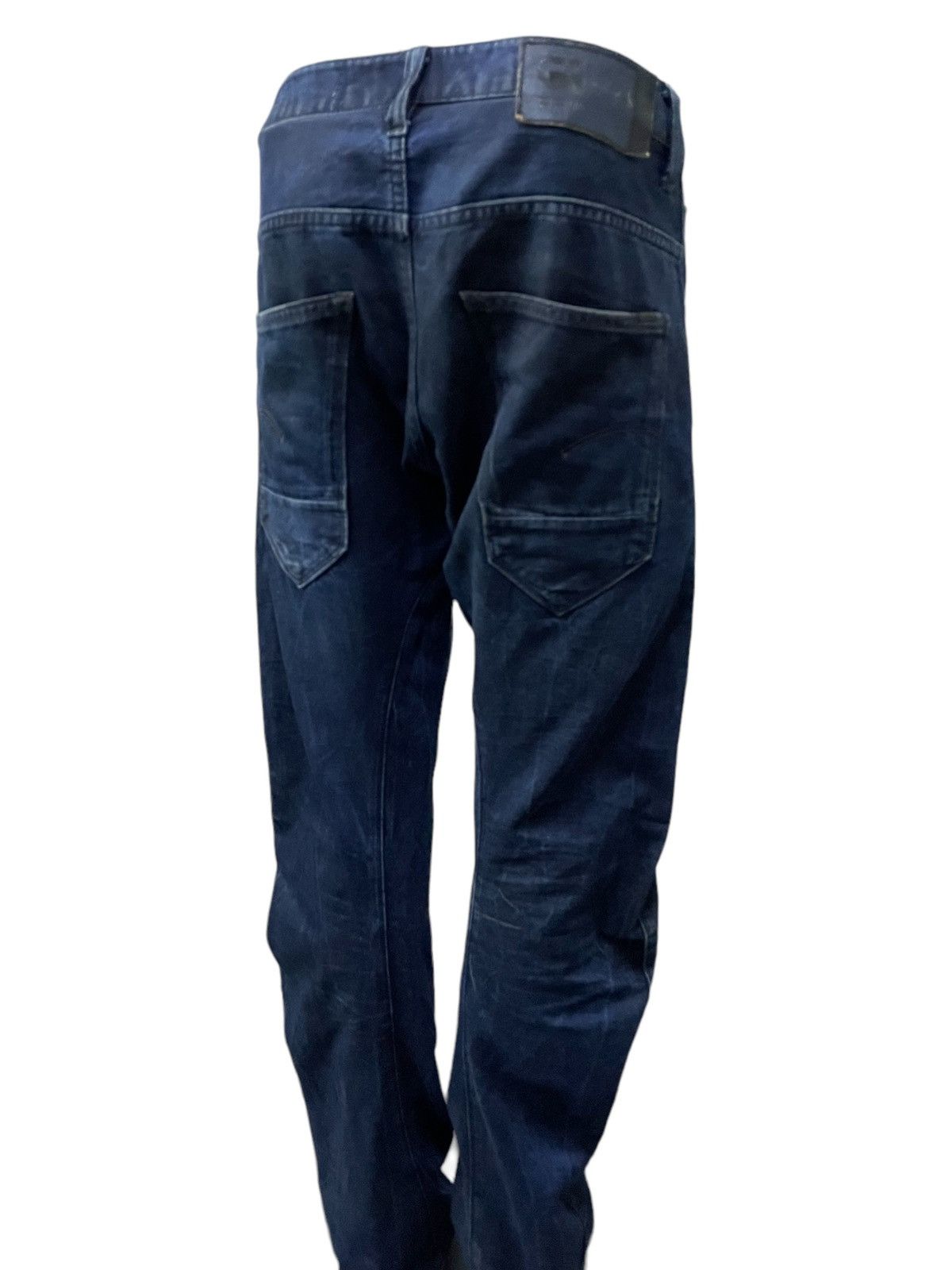 G-Star × Hysteric Glamour G Star Raw Engineered Curved Leg Crash Distressed Jeans Size US 30 / EU 46 - 8 Thumbnail