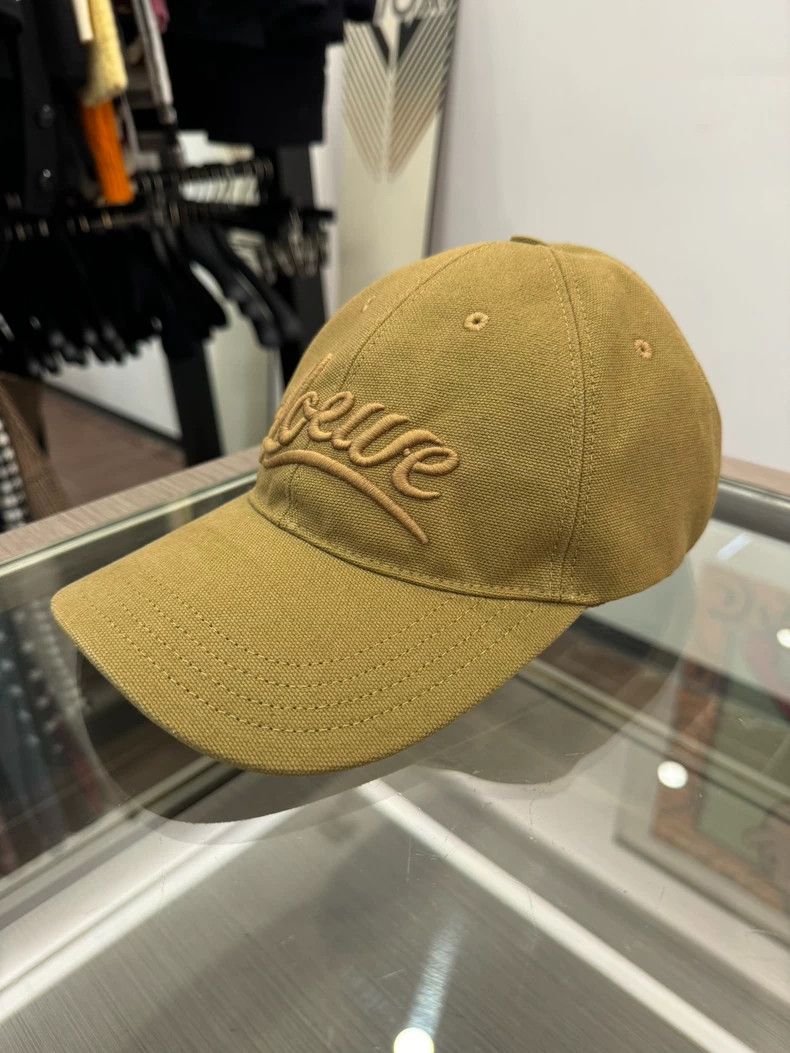 Loewe LOEWE size 57 Embroidered letter logo yellow baseball cap, Size ONE SIZE - 1 Thumbnail