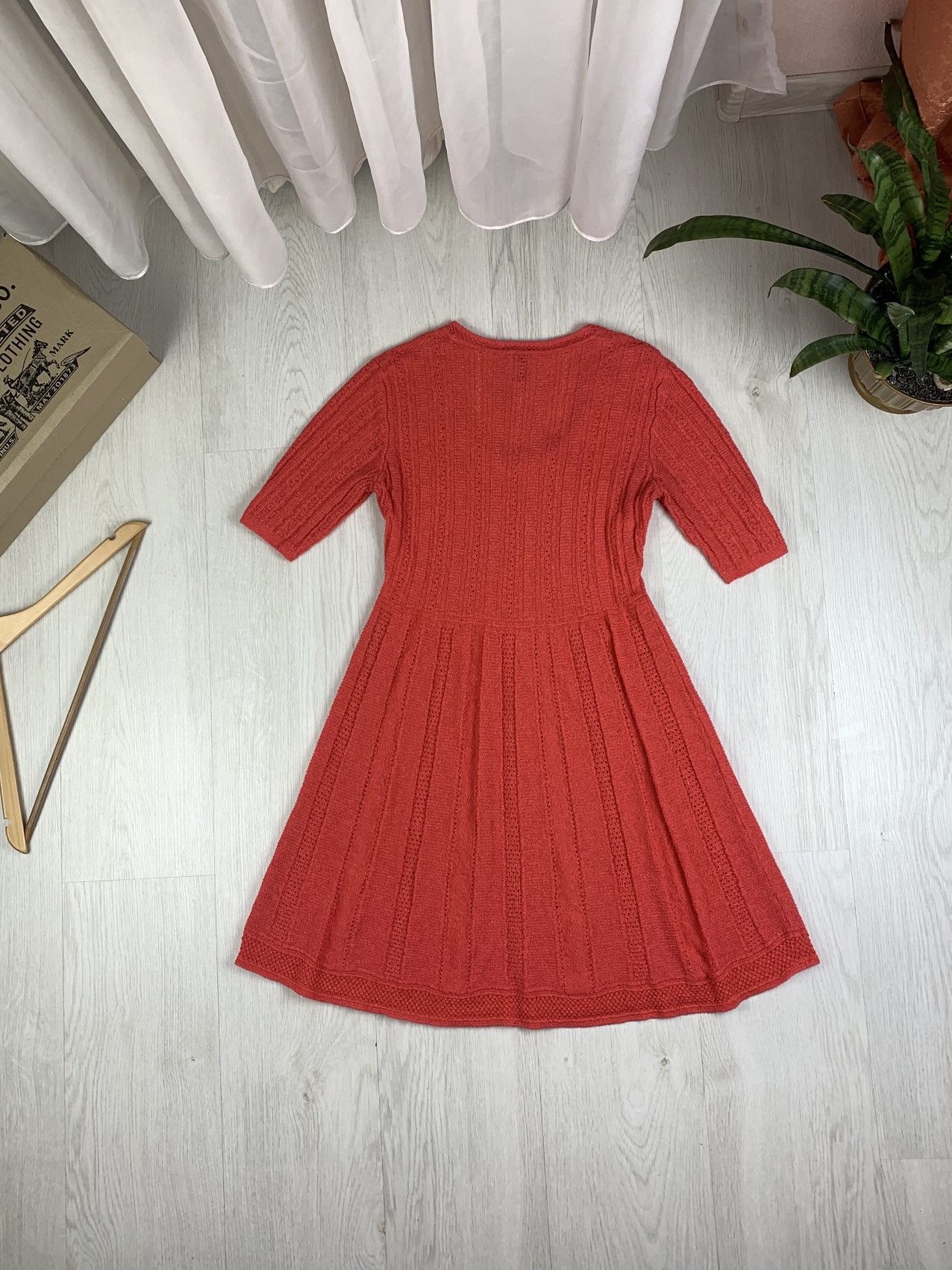 Missoni Missoni Womens Short Sleeve Coral Knit Dress Size S / US 4 / IT 40 - 7 Thumbnail