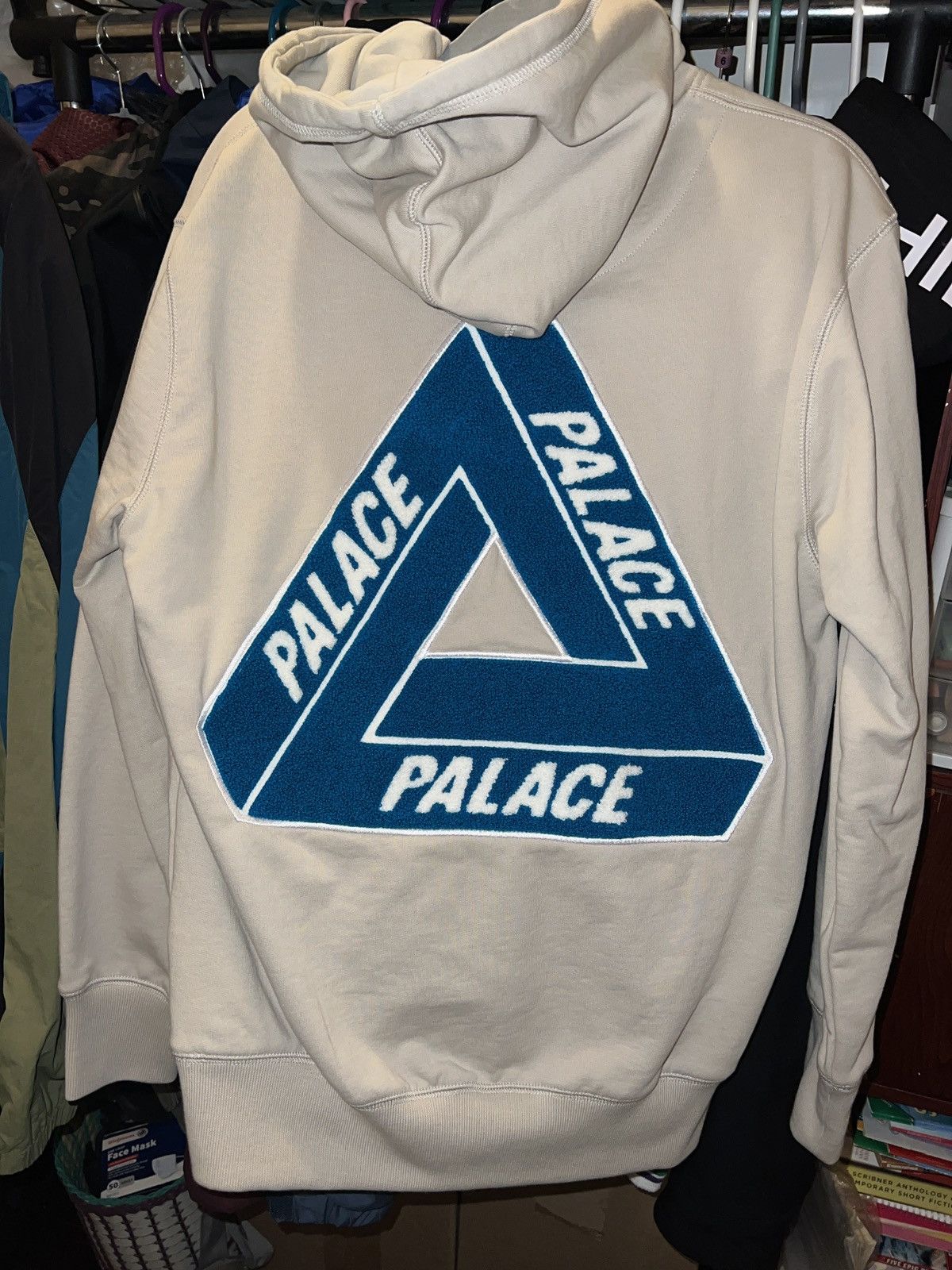 Oakley × Palace Palace x Oakley Hood Sand | Grailed