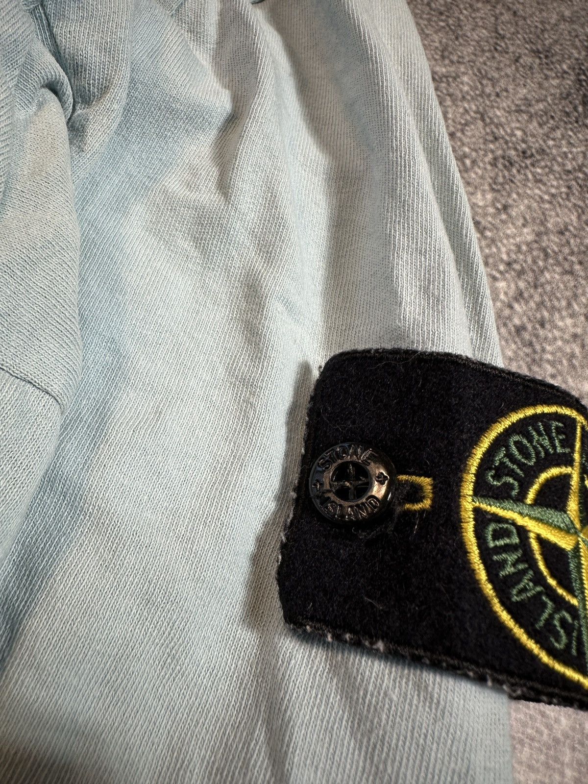 Stone Island Long Sleeve Logo Streetwear Casual Style S Rare