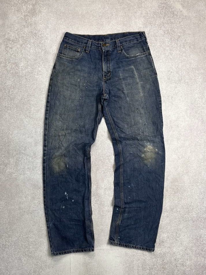 Carhartt Vintage Carhartt Relaxed Baggy Fit Y2K Jeans 33x32 Size US 33 - 2 Thumbnail