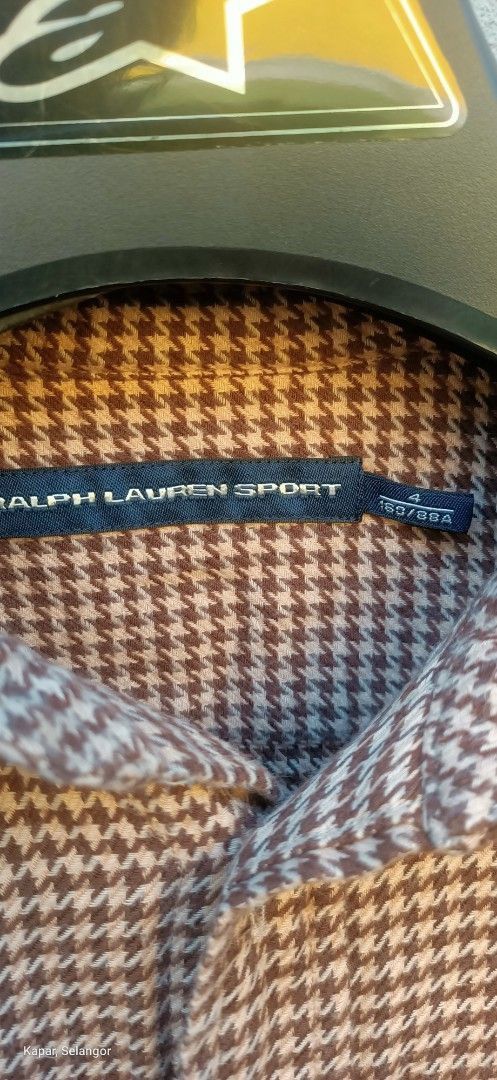 Polo Ralph Lauren × Ralph Lauren × Ralph Lauren Sport RALPH LAUREN SPORT Casual Shirt Beige x Brown (Plover Plaid) Size US S / EU 44-46 / 1 - 7 Thumbnail