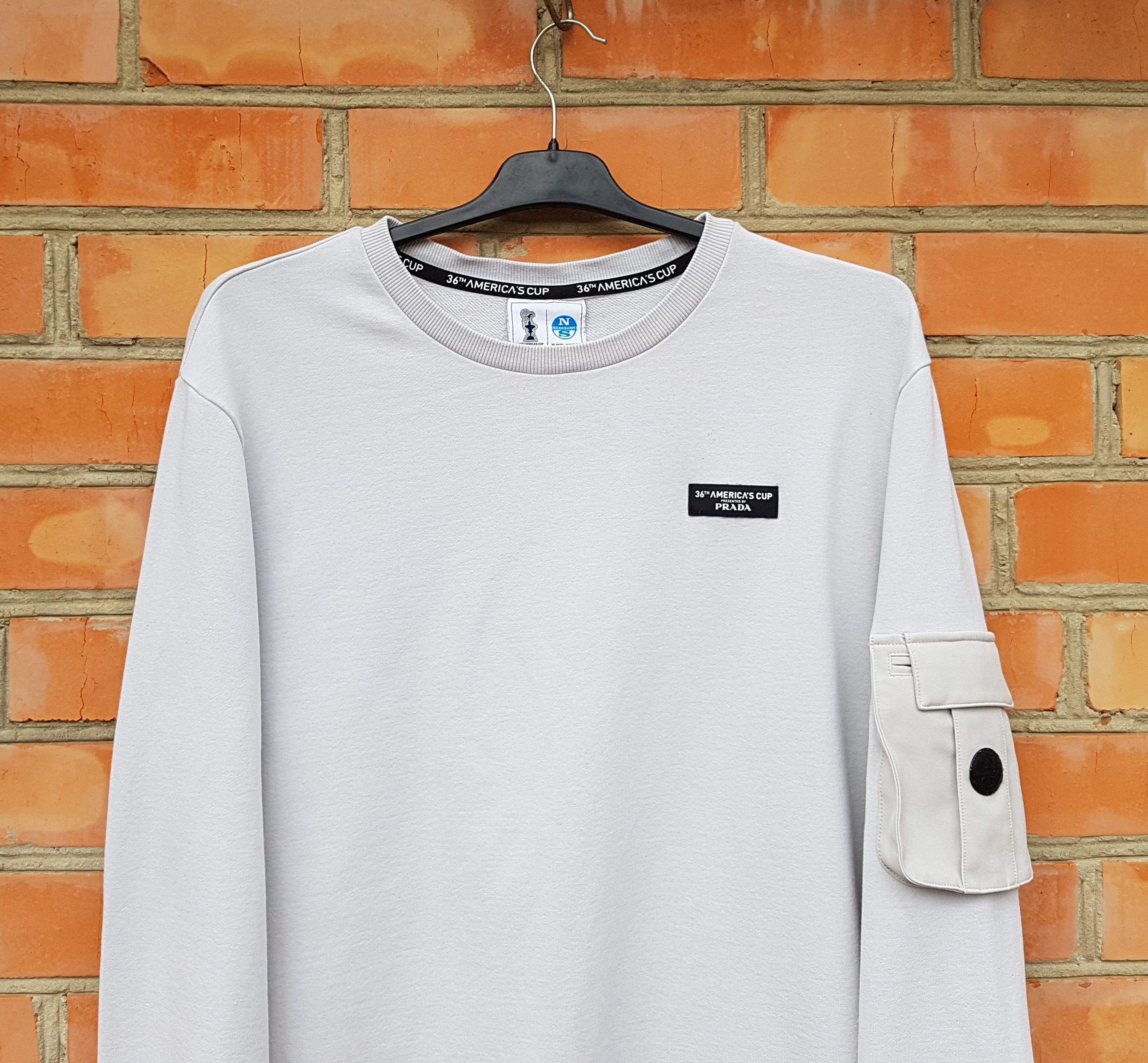 Prada North Sails 36th America's Cup Logo Patch Sweatshirt