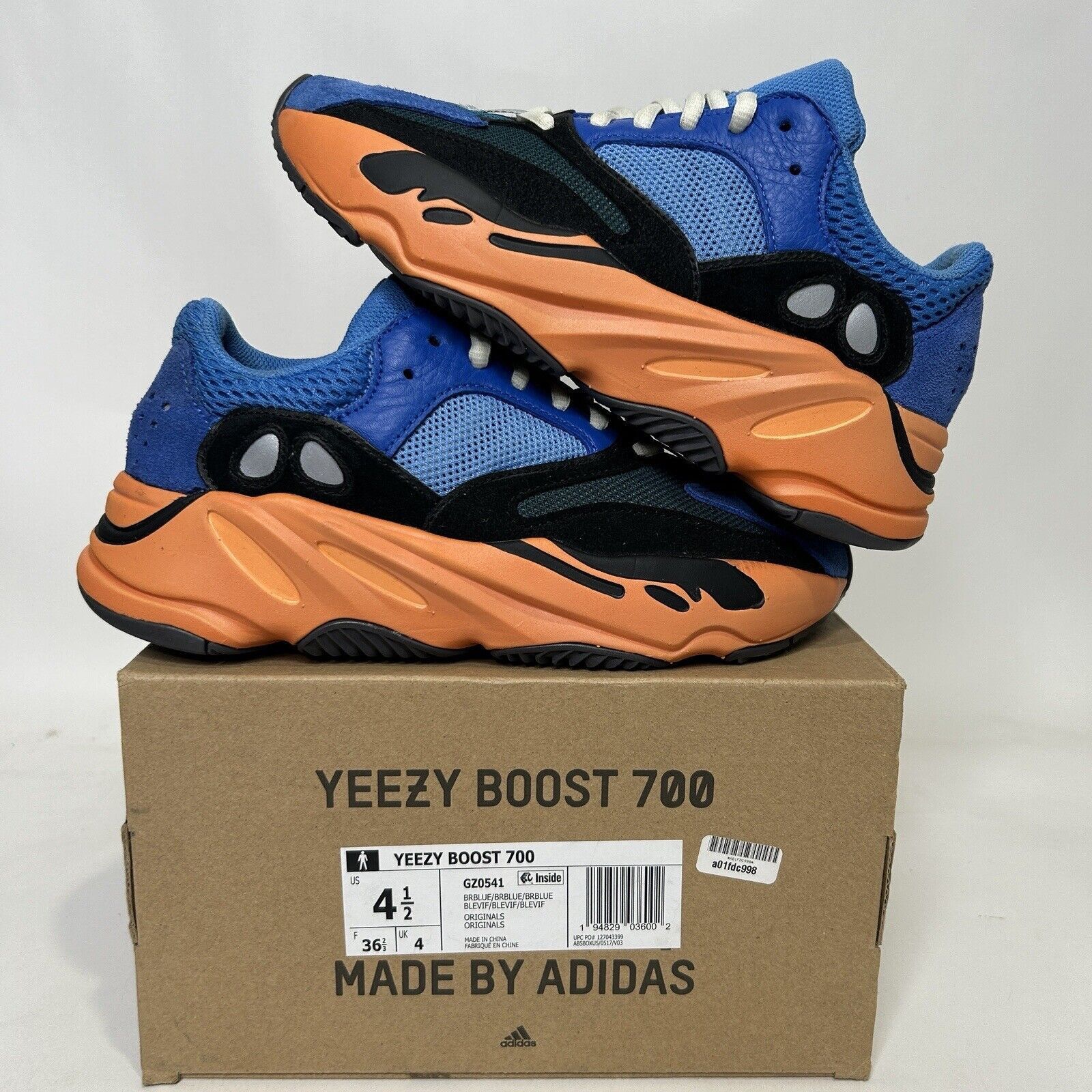 adidas gazelle silver green womens Yeezy Boost 700 Bright Blue By adidas – SoleMate Sneakers