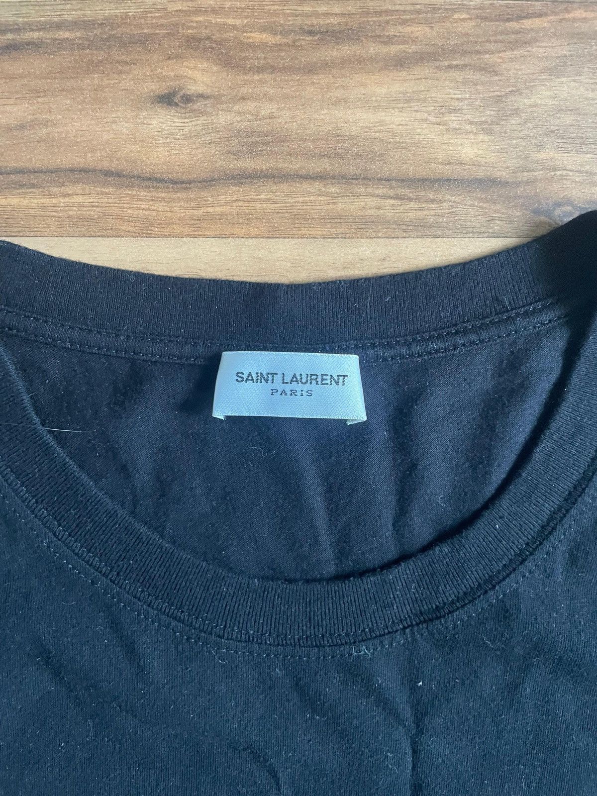 Saint Laurent Paris Saint Laurent Paris FW16 Black T-Shirt Size US M / EU 48-50 / 2 - 3 Thumbnail