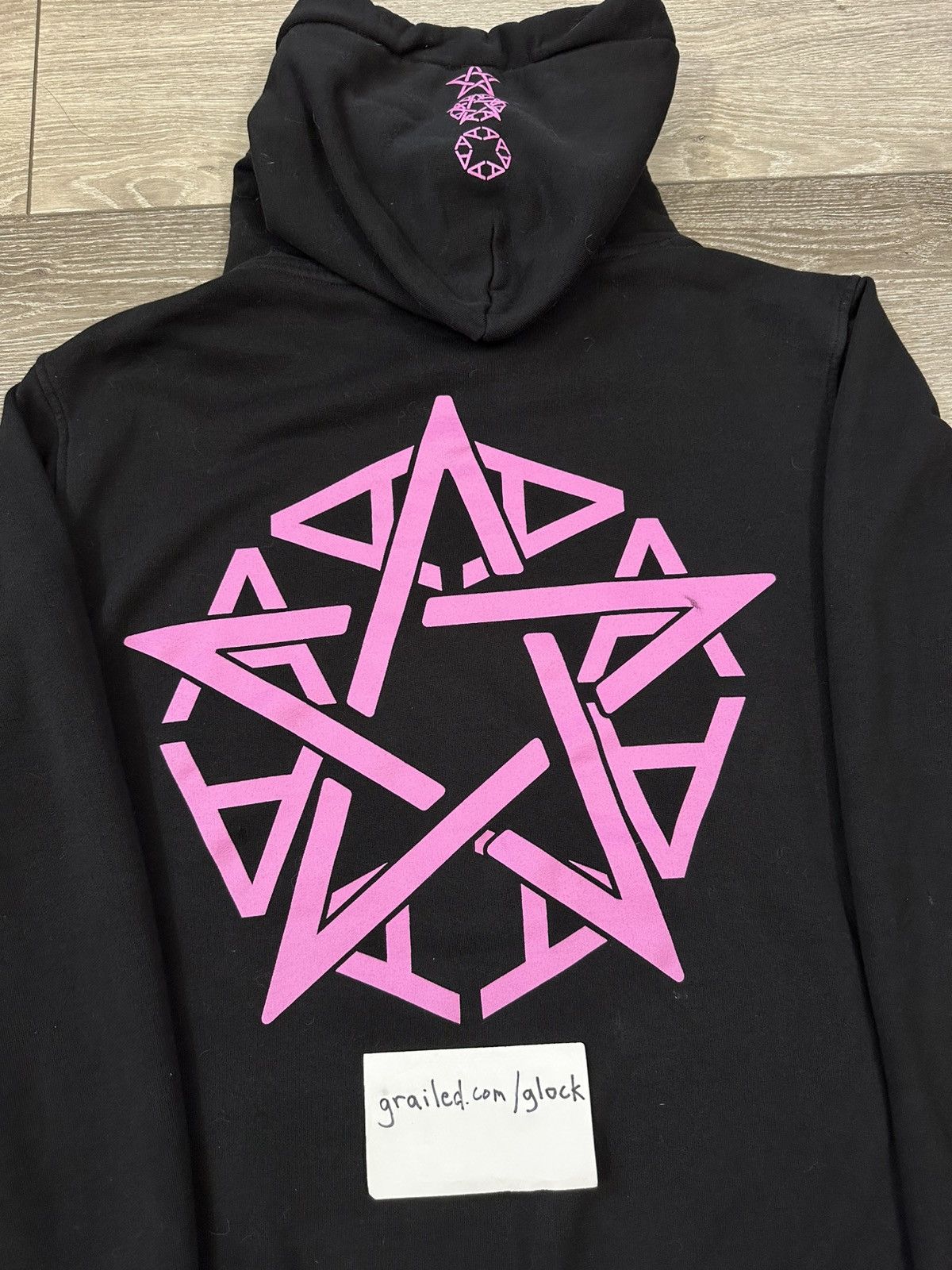 1017 ALYX 9SM 1017 Alyx Destroy Lonely Pink Black Hoodie Size XL Size US XL / EU 56 / 4 - 3 Thumbnail