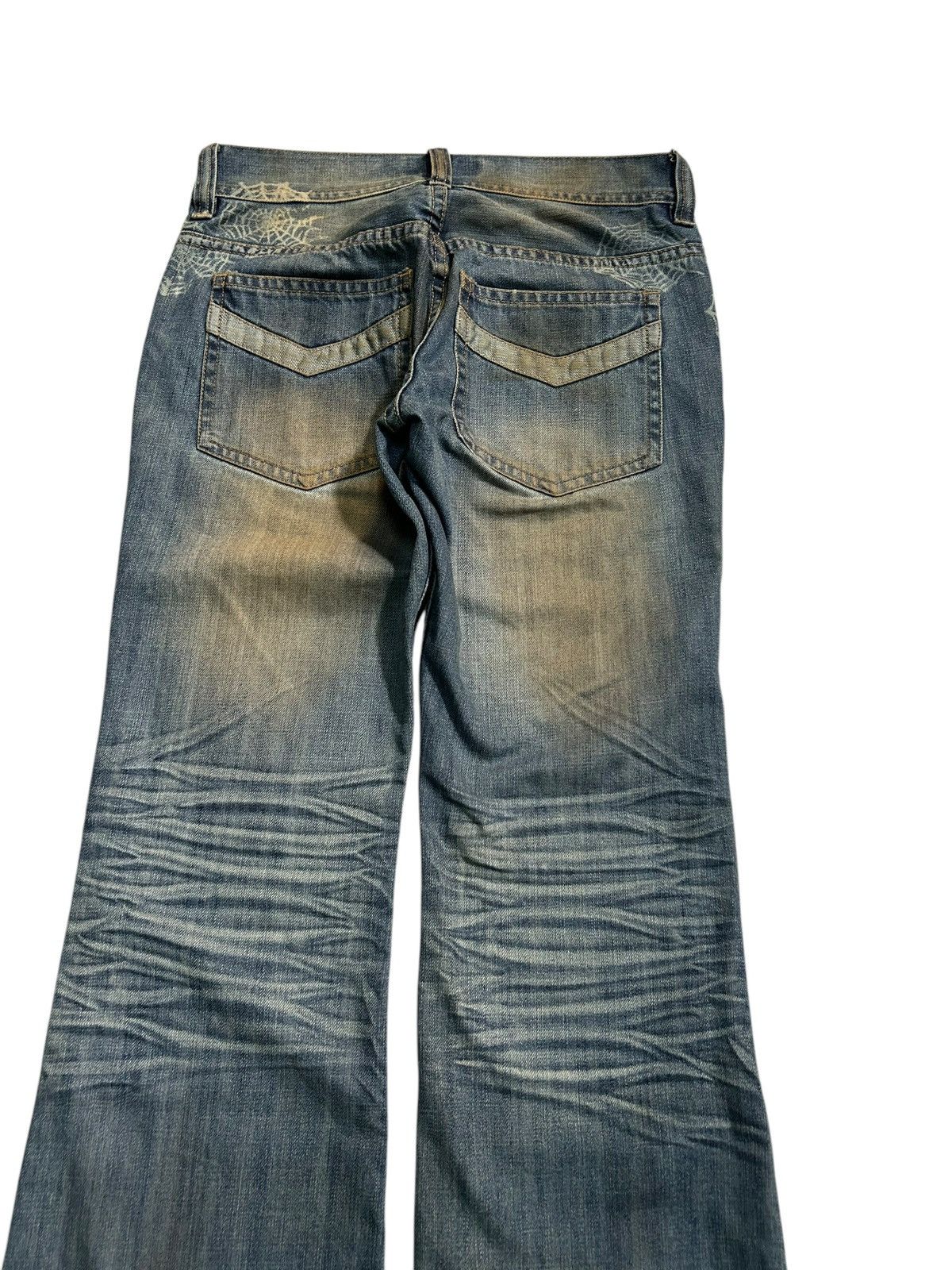 Japanese Brand × Kapital × Vintage Xfrm Flare Japanese Punk Bondage Style Denim ☠️🎌 Size US 30 / EU 46 - 12 Thumbnail