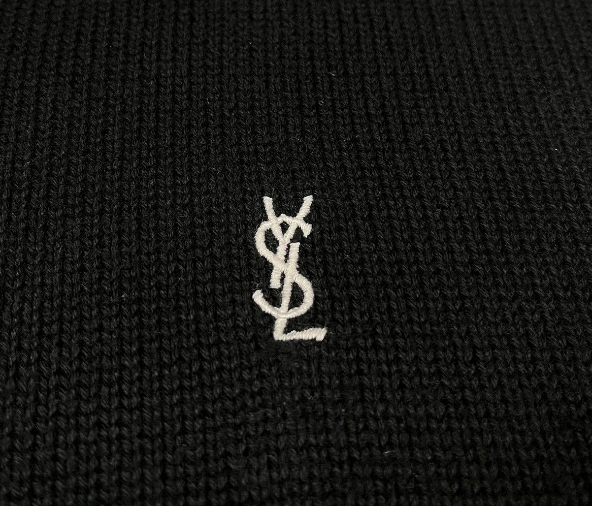 Vintage × Yves Saint Laurent YSL Yves Saint Laurent Black Sweater Size US XXL / EU 58 / 5 - 5 Thumbnail