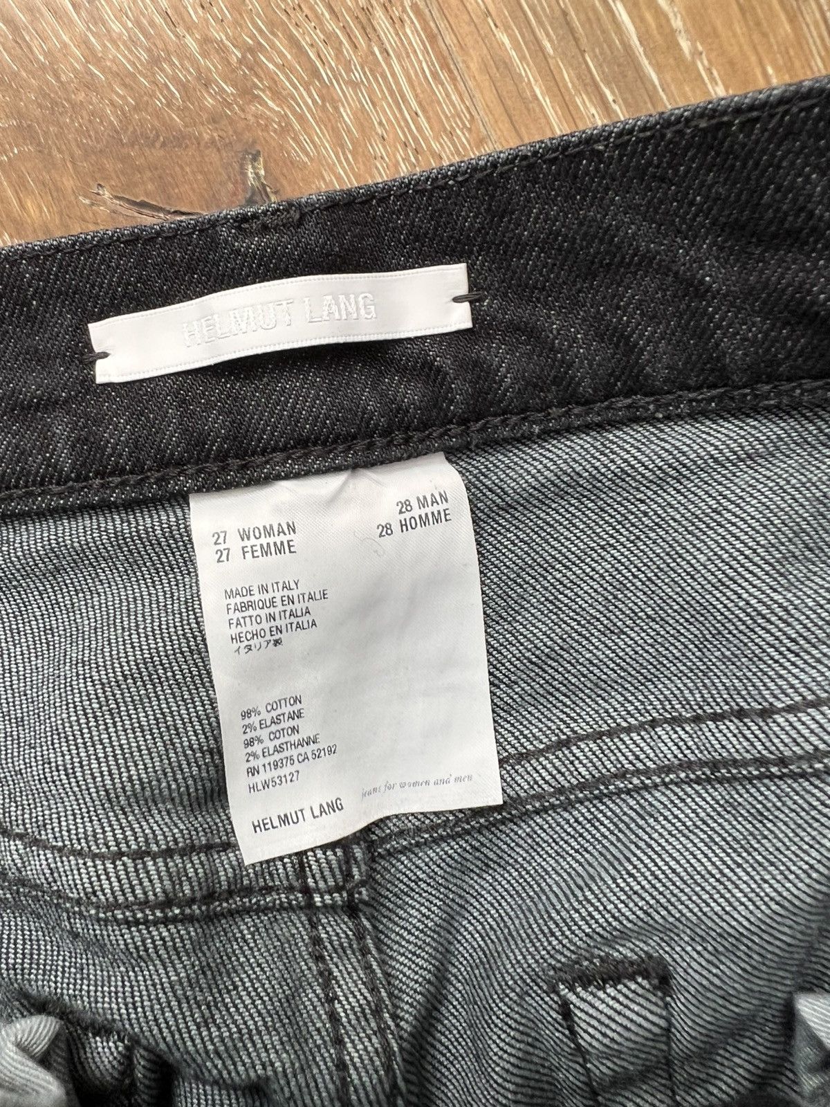 Helmut Lang Helmut lang slit skinny jeans Size 27" / US 4 / IT 40 - 3 Thumbnail