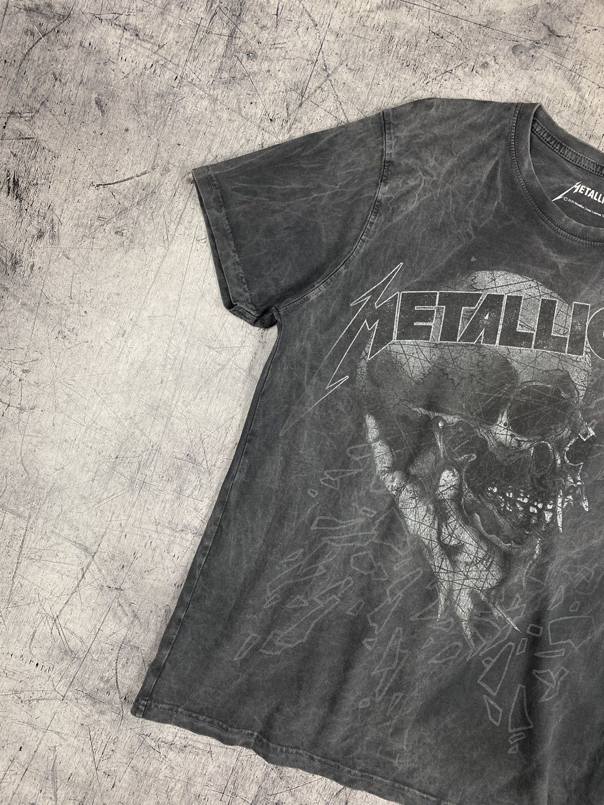 Band Tees Metallica 2020 Y2K Faded Designer T Shirt Tee Size US M / EU 48-50 / 2 - 3 Thumbnail
