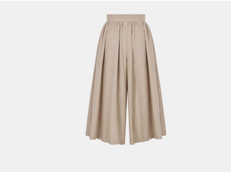 Dior o1w1db10425 321P24A Pant in Beige Size 25" / US 0 / IT 36 - 2 Thumbnail