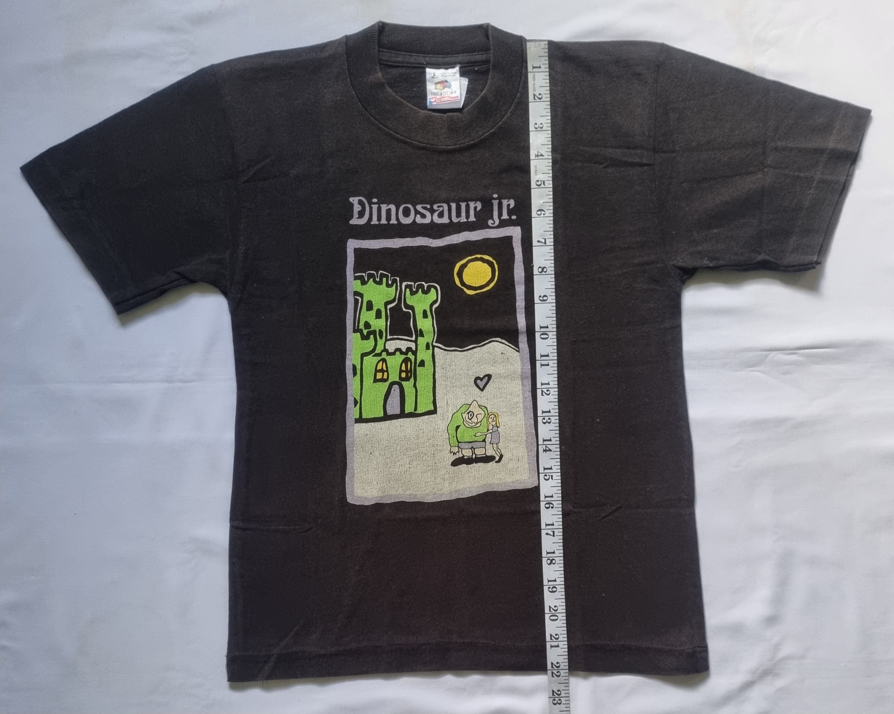 Band Tees × Fruit Of The Loom × Vintage Dinasour Jr 1993 Little Fury Things Castle Y Shirt Size US L / EU 52-54 / 3 - 4 Thumbnail