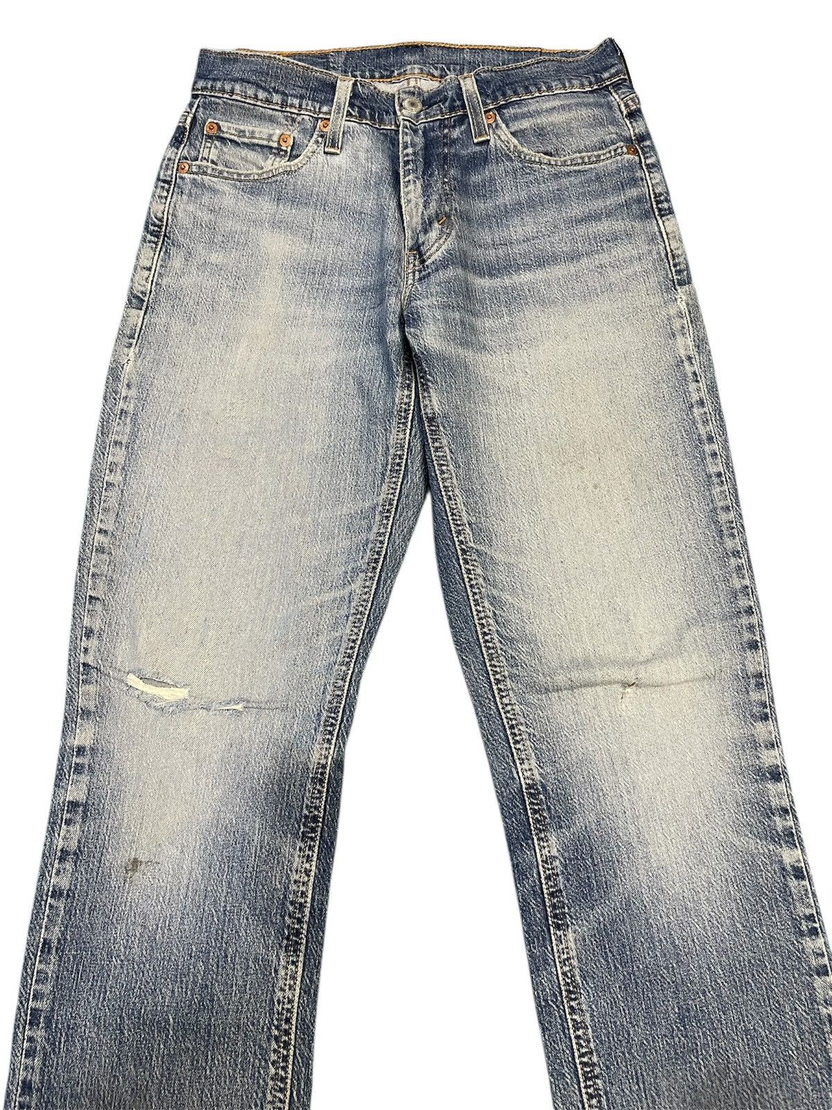 Levi's Distressed Levis 541 Blue Washed Jeans Size US 30 / EU 46 - 3 Thumbnail
