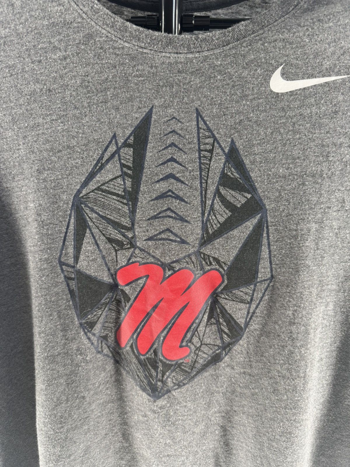 Nike Nike Ole Miss Rebels Mississippi Football T Shirt Size Large Size US L / EU 52-54 / 3 - 2 Thumbnail