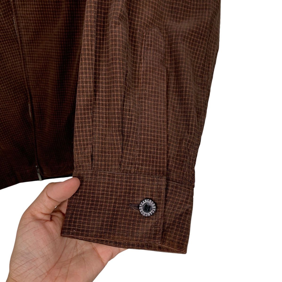 Vintage BOBBY GANG NYC Small Check Flannel Jacket #2579-C116 Size US L / EU 52-54 / 3 - 11 Thumbnail