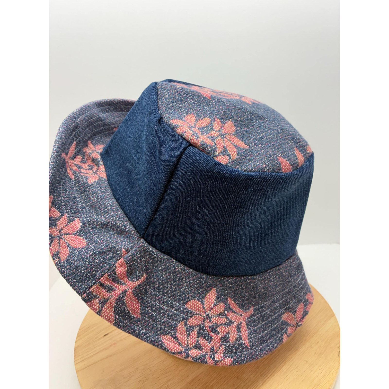 Other The Bloom — Upcycled Denim & Floral Sparkle Bucket Hat Size ONE SIZE - 3 Thumbnail
