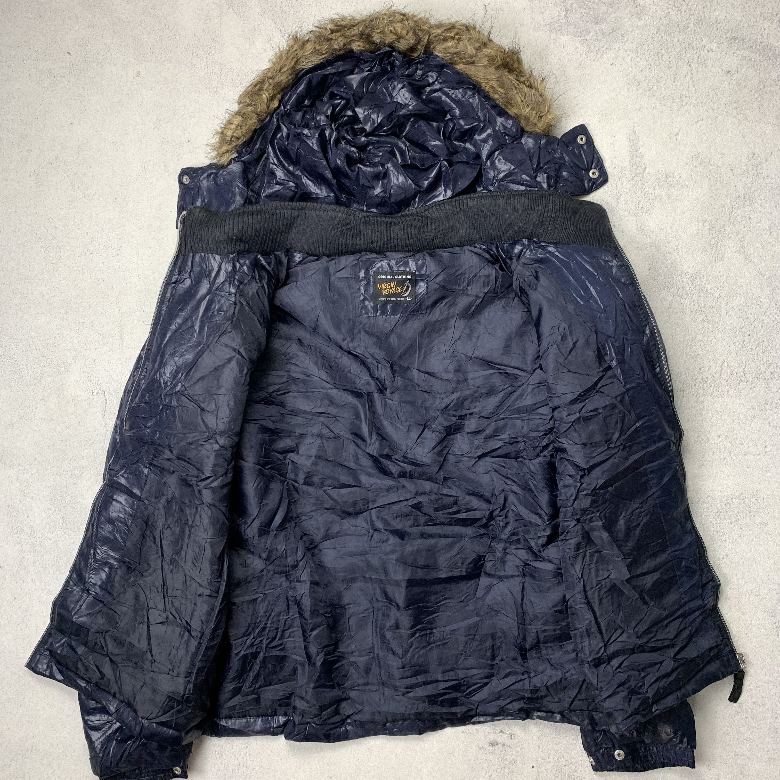 Beauty Beast Virgin Voyage Puffer Jacket LGB Style Fur Hoodie Size US M / EU 48-50 / 2 - 8 Thumbnail
