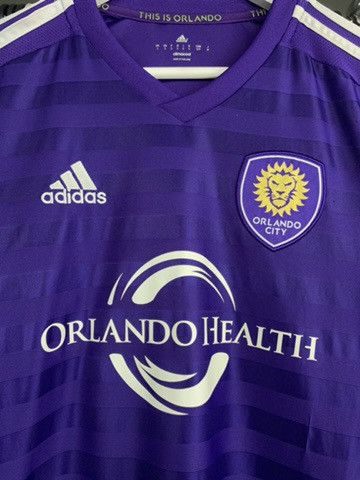 Adidas 2015/16 ADIDAS ORLANDO CITY HOME SOCCER FOOTBALL JERSEY SHIR Size US S / EU 44-46 / 1 - 6 Thumbnail