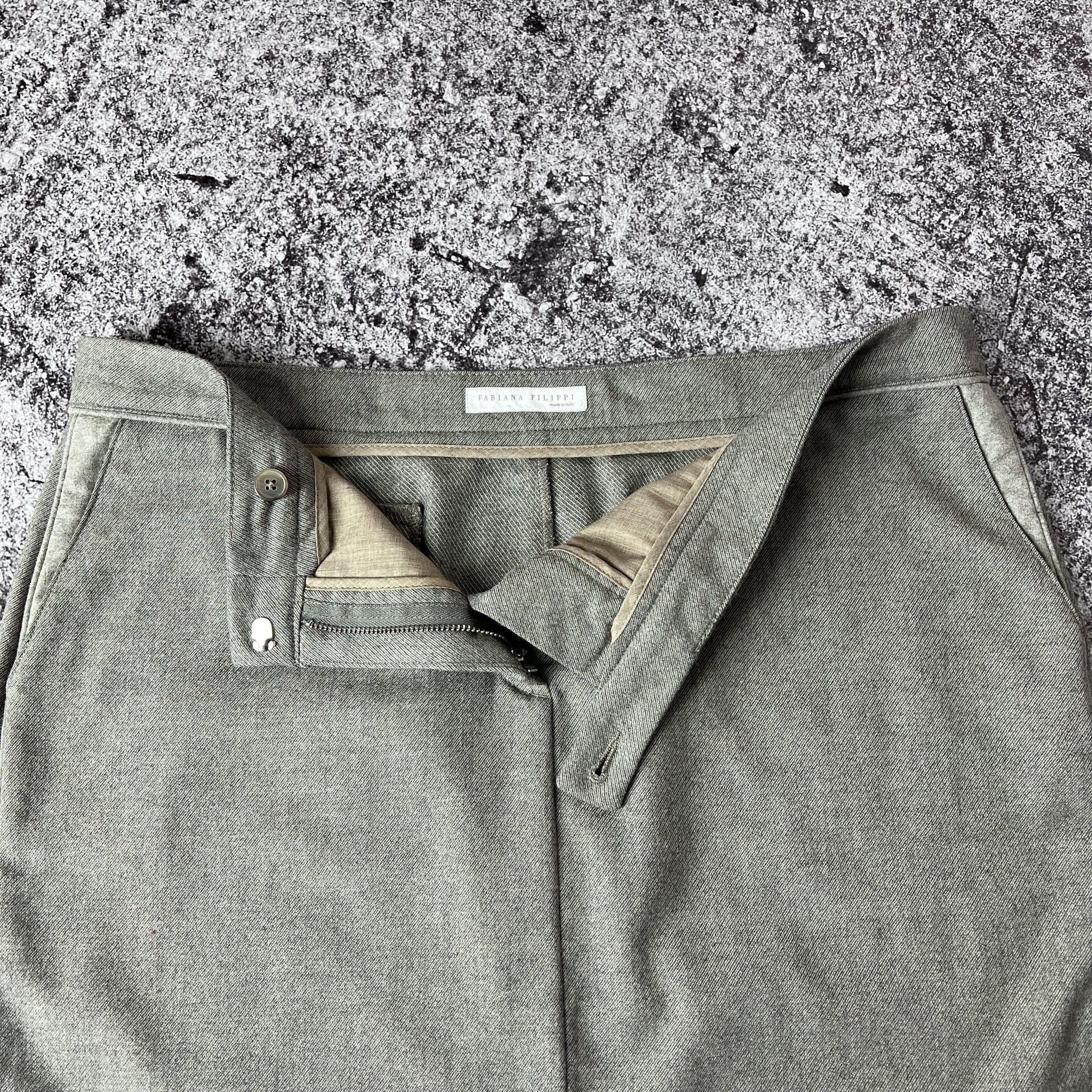 Fabiana Filippi Fabiana Filippi Skirt Wool Made in Italy Size XL Size 34" / US 12 / IT 48 - 4 Thumbnail