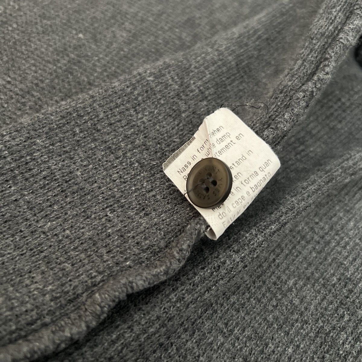 Yves Saint Laurent 🔥🔥 90s Vintage Yves Saint Laurent Dark Grey Cotton Sweater Size US XXL / EU 58 / 5 - 8 Thumbnail