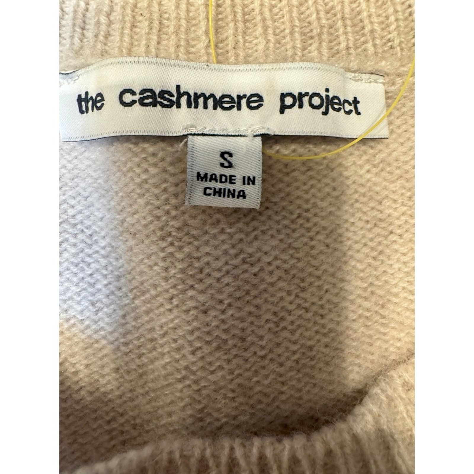 Woolrich Woolen Mills The Cashmere Project Tan Love Heart Embroidered Sweater Size S / US 4 / IT 40 - 4 Thumbnail