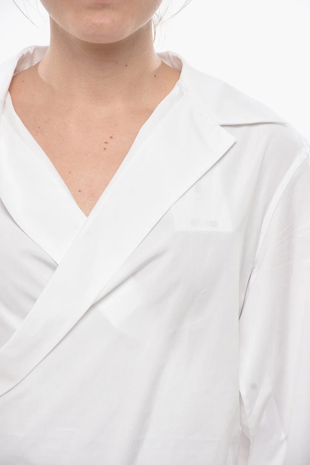 Givenchy og1mm0326 Poplin Shirt in White Size S / US 4 / IT 40 - 3 Thumbnail