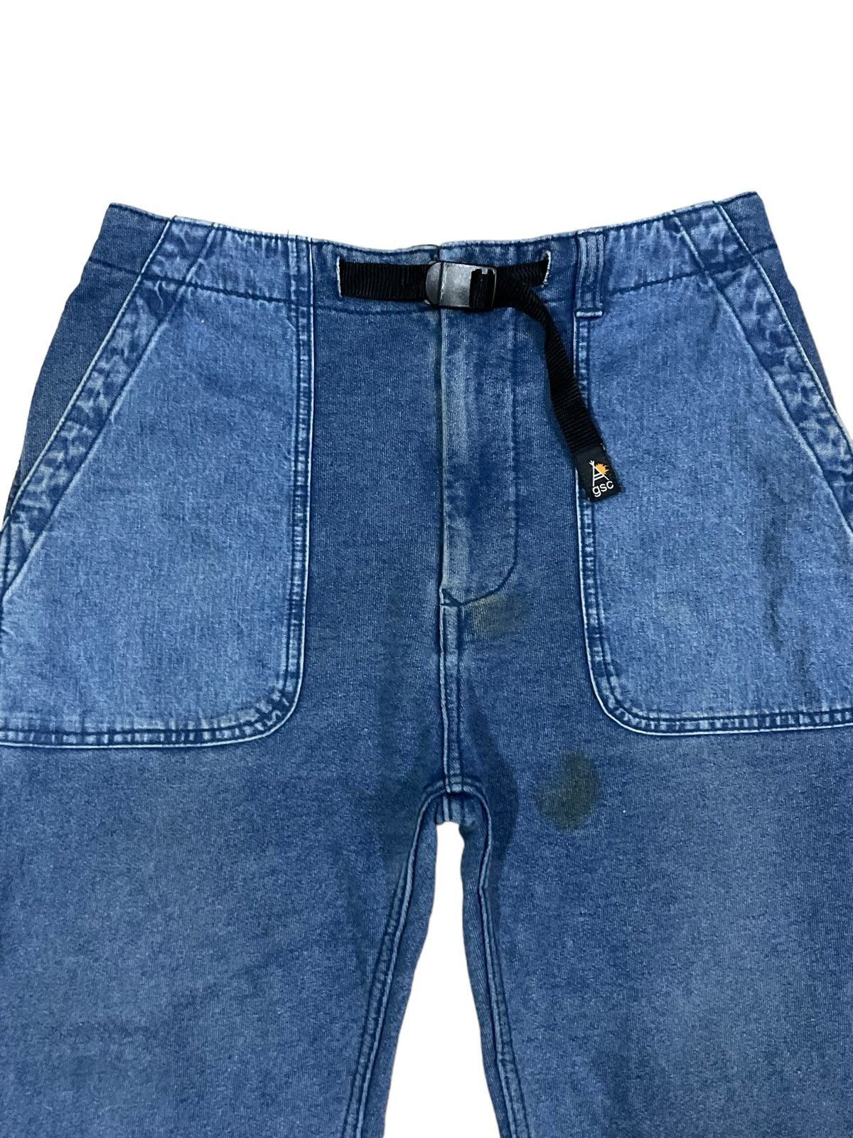 go slow caravan Go Slow Caravan Street Gorpcore Denim Jogger Pants Size US 31 - 3 Thumbnail