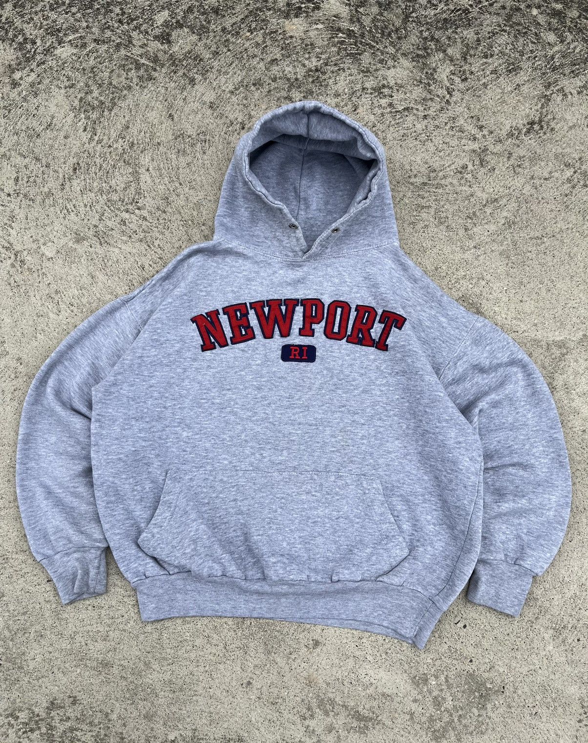 Vintage Y2K Newport R.I. Boxy Hoodie
