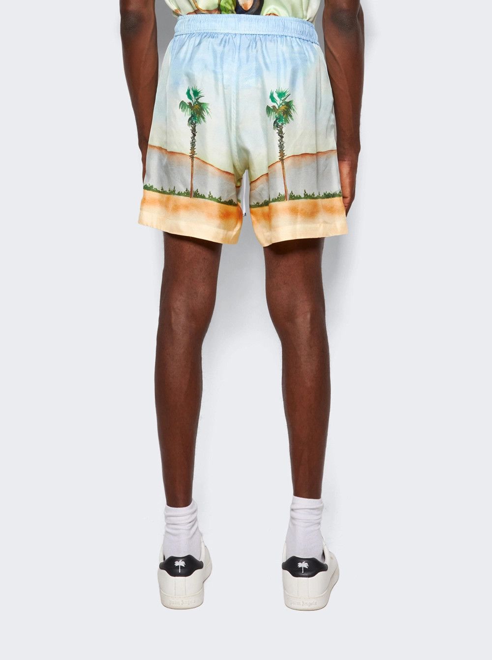 Amiri o1mle0326 Silk Dinosaur Shorts in Multicolor Size US 36 / EU 52 - 5 Thumbnail