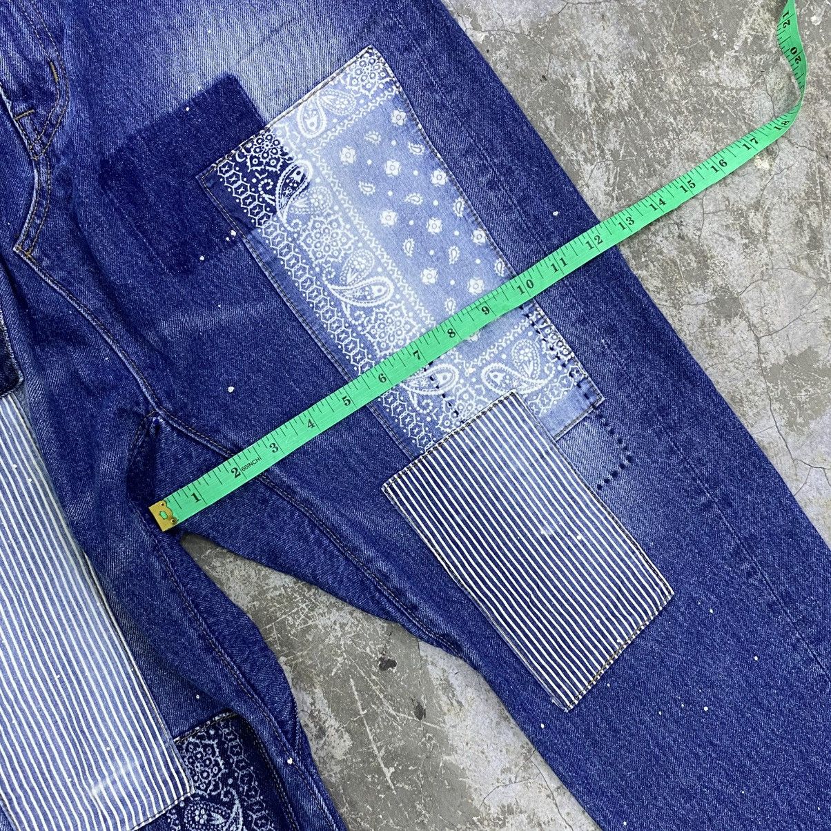 If Six Was Nine vintage tobila union made patchwork jeans Size US 29 - 14 Thumbnail