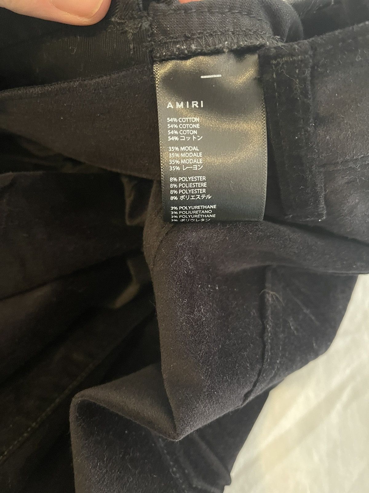 Amiri AMIRI Velvet Stacked Pants Size US 36 / EU 52 - 6 Thumbnail