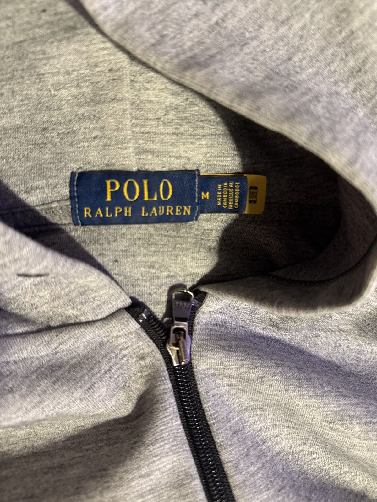Polo Ralph Lauren Grey Polo RL Zip Up Size US M / EU 48-50 / 2 - 3 Thumbnail