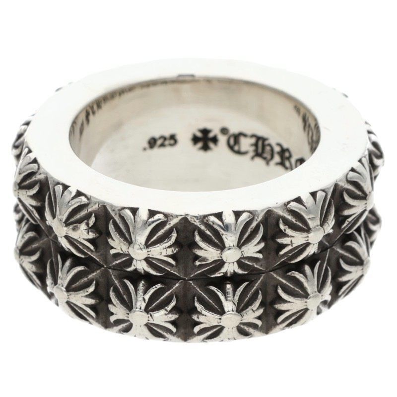 Chrome Hearts Chrome Hearts Pete Punk Double Row Silver Ring Size ONE SIZE - 5 Thumbnail