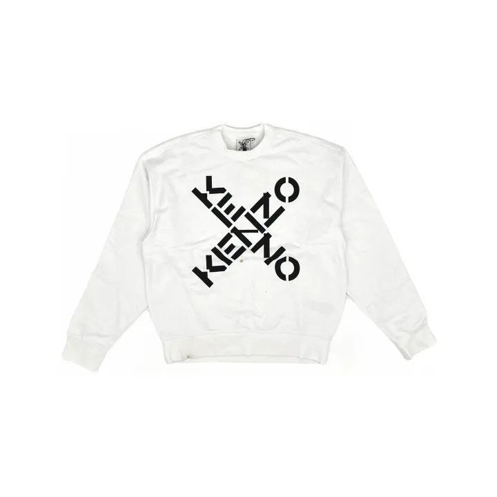 Kenzo KENZO Logo Print Casual Sweatshirt for Men -2507 Size US M / EU 48-50 / 2 - 2 Thumbnail