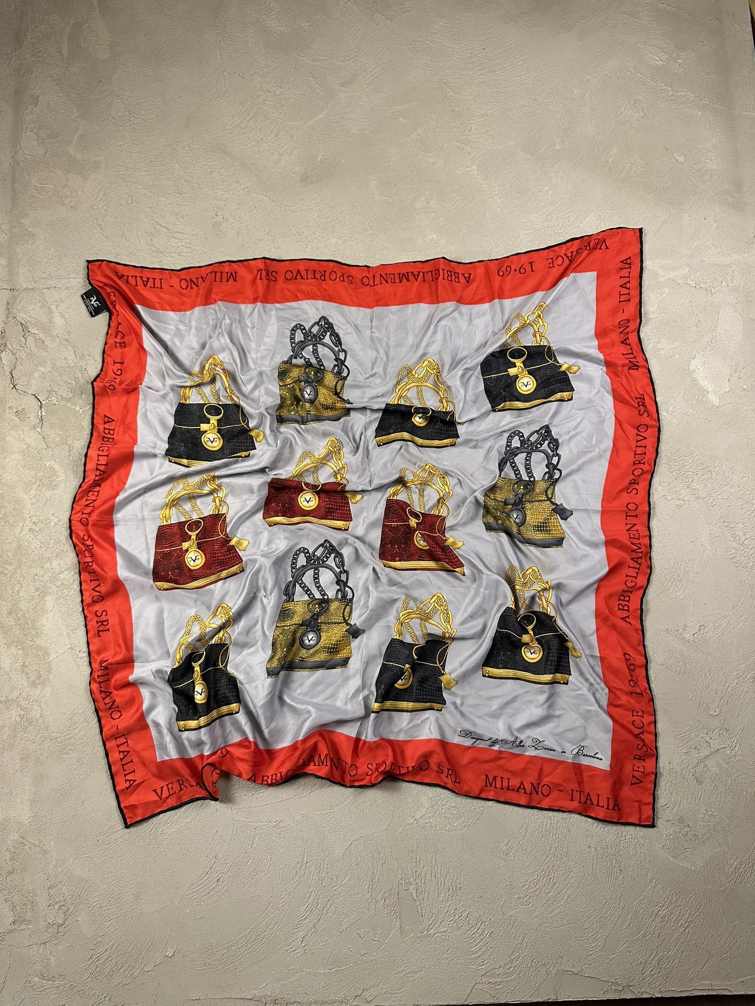 Designer × Versace Versace 19V69 Luxury Bags Scarf Size ONE SIZE - 1 Thumbnail