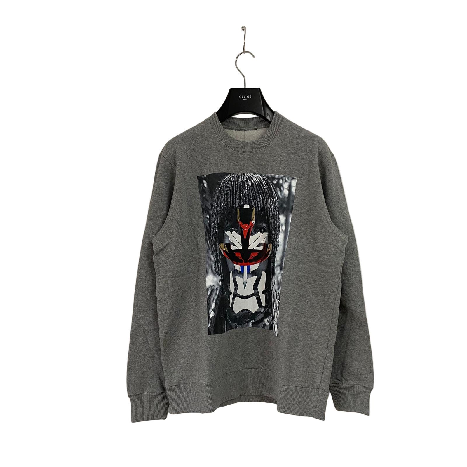 Givenchy Grey Masai Warrior Print Oversized Sweatshirt Size US XS / EU 42 / 0 - 1 Thumbnail