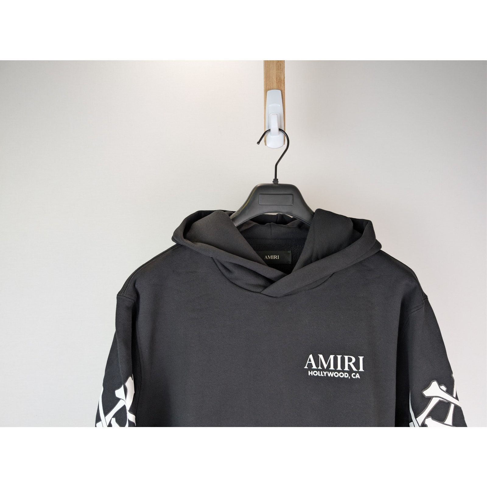 Amiri o1rshd1 Bones Stacked Hoodie in Black 2XL Size US XXL / EU 58 / 5 - 2 Thumbnail