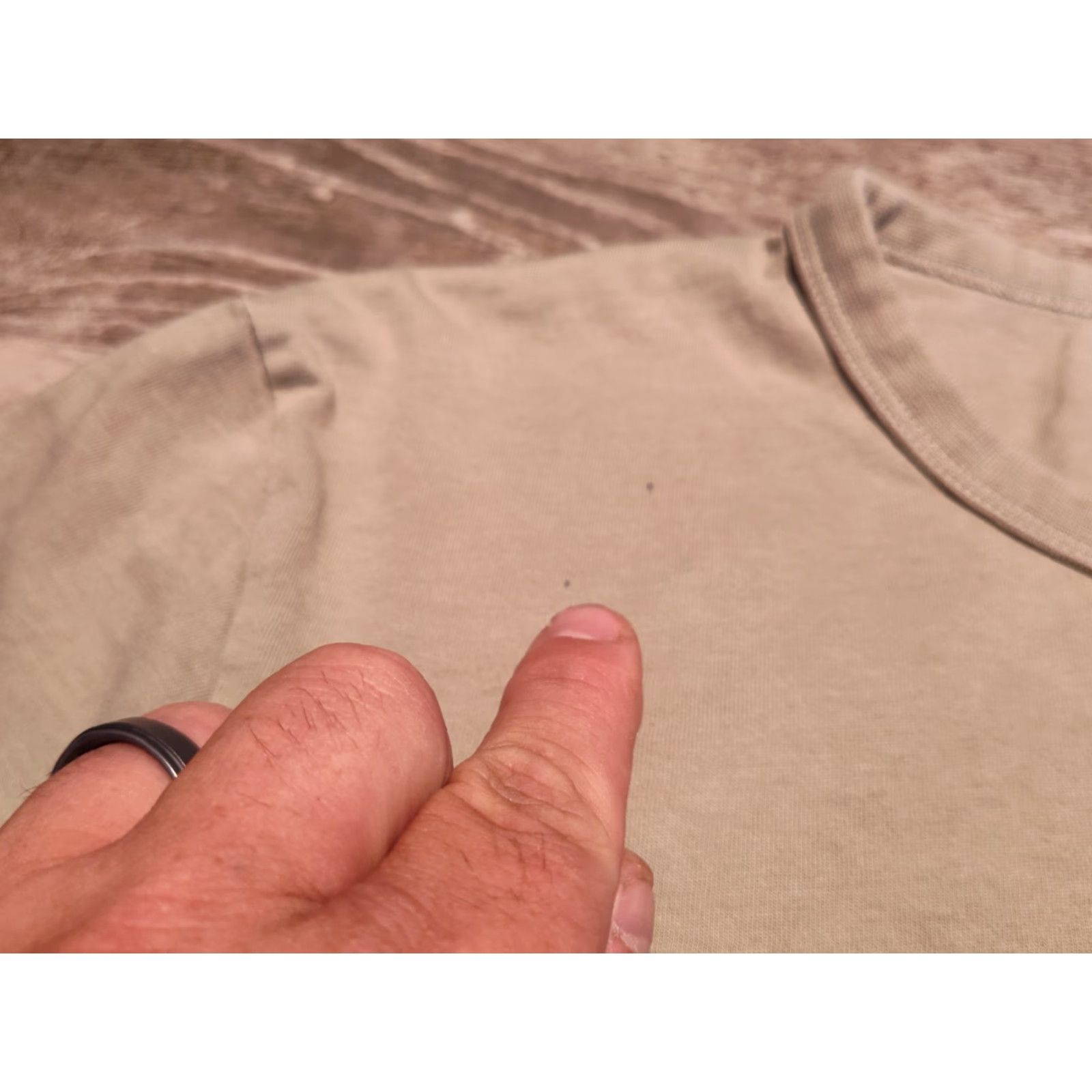Fred Perry VINTAGE Fred Perry Men's T-Shirt Short Sleeve Crew Neck 100% Cotton All Seasons Grayish Green Medium Size US M / EU 48-50 / 2 - 7 Thumbnail