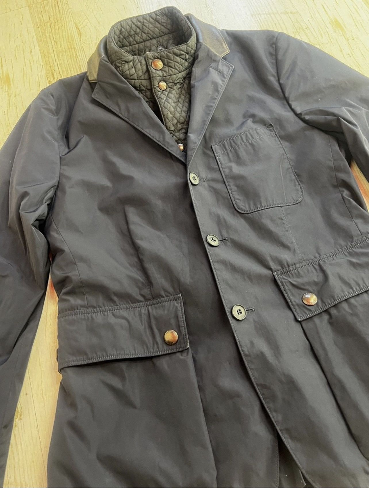 Burberry Burberry Lightweight Jacket Blazer Navy Removable Liner Size US S / EU 44-46 / 1 - 5 Thumbnail