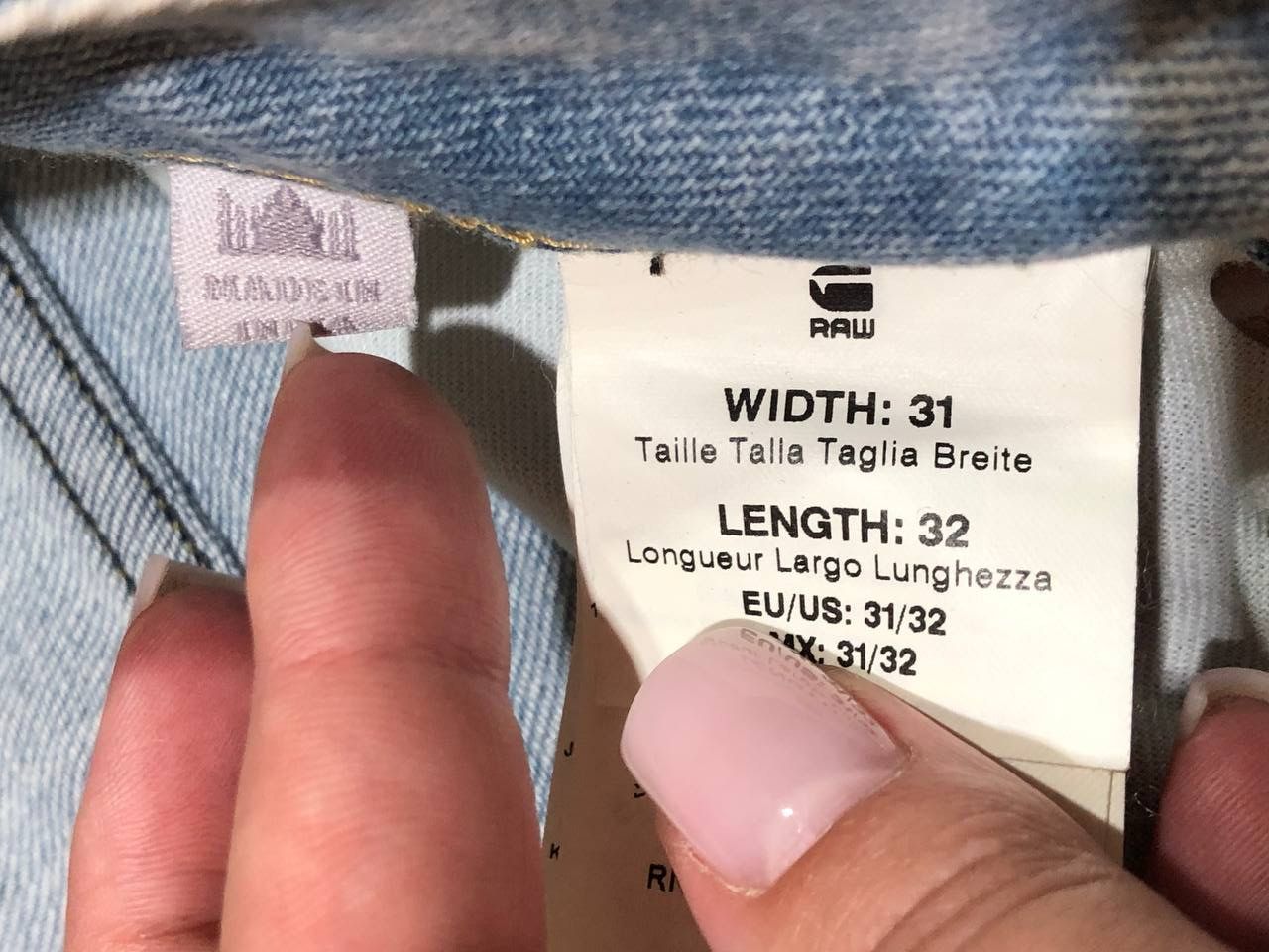 G-Star G-Star Raw Jeans Size US 31 - 2 Thumbnail