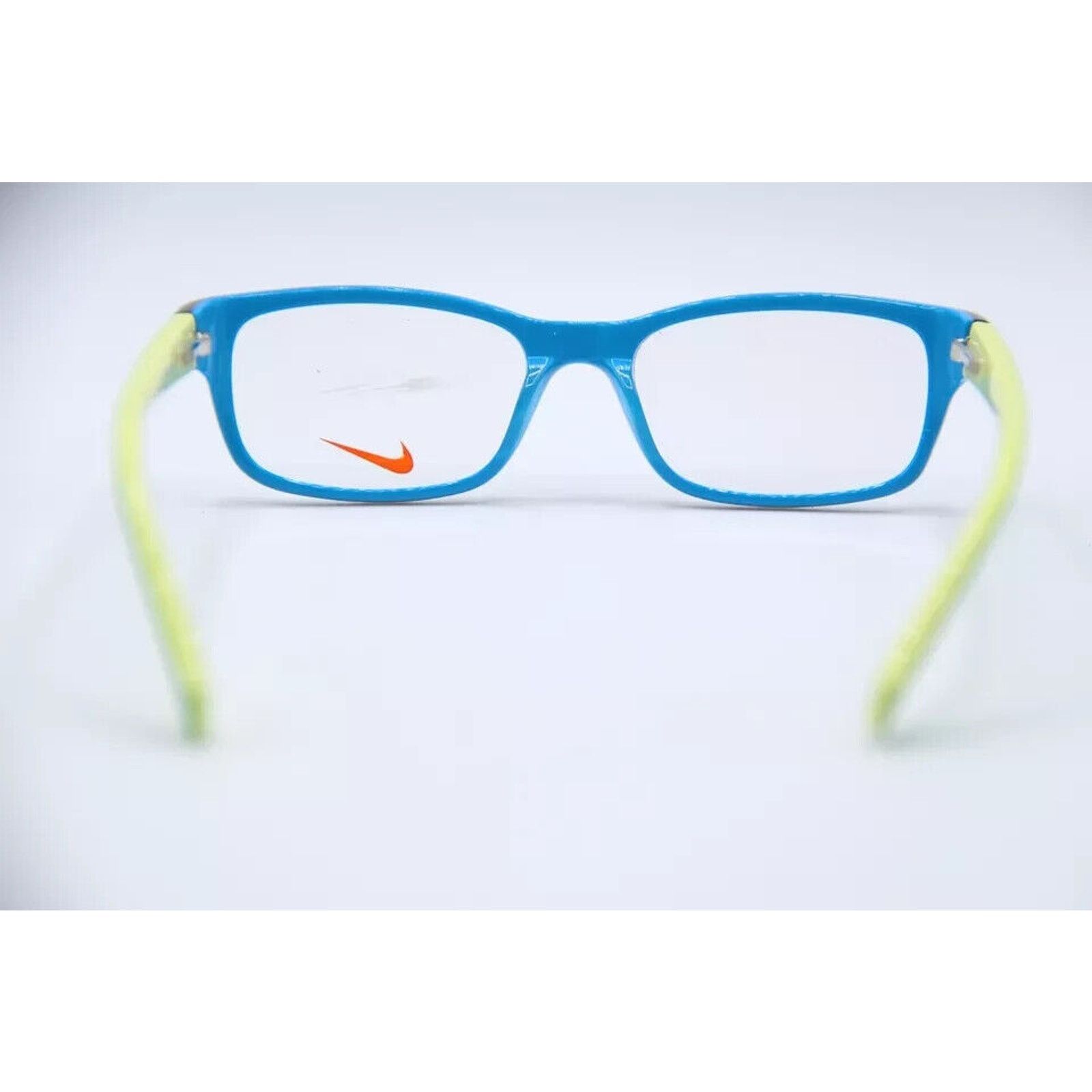 Nike NIKE 5513 085 GRAY BLUE GREEN EYEGLASSES FRAMES 48-16 Size ONE SIZE - 3 Thumbnail