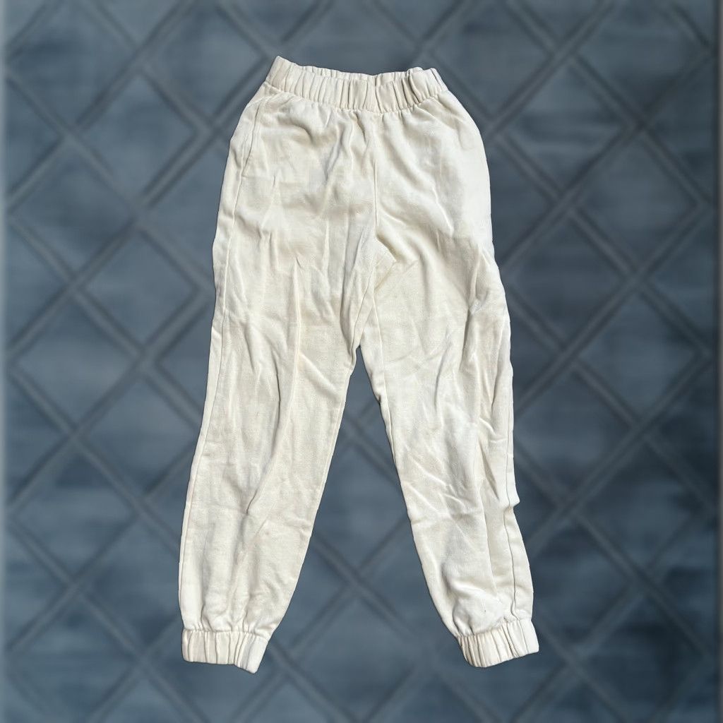Gap Gap Womens Solid Sweatpants Lounge Cream Solid Size XS Size 26" / US 2 / IT 38 - 1 Thumbnail