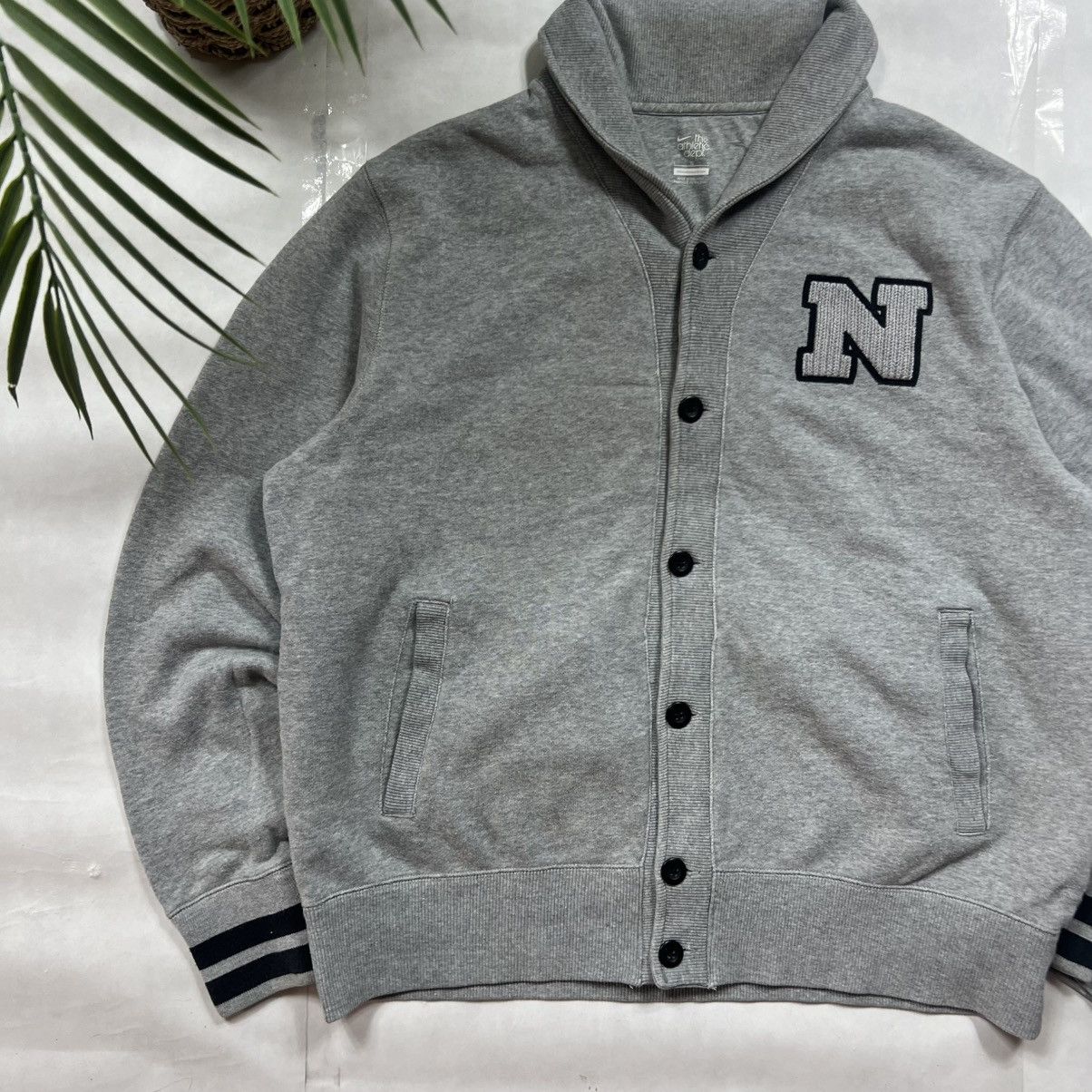 Nike 00s Nike Button Up Vintage Avant Garde Cardigan Jacket Size US L / EU 52-54 / 3 - 2 Thumbnail