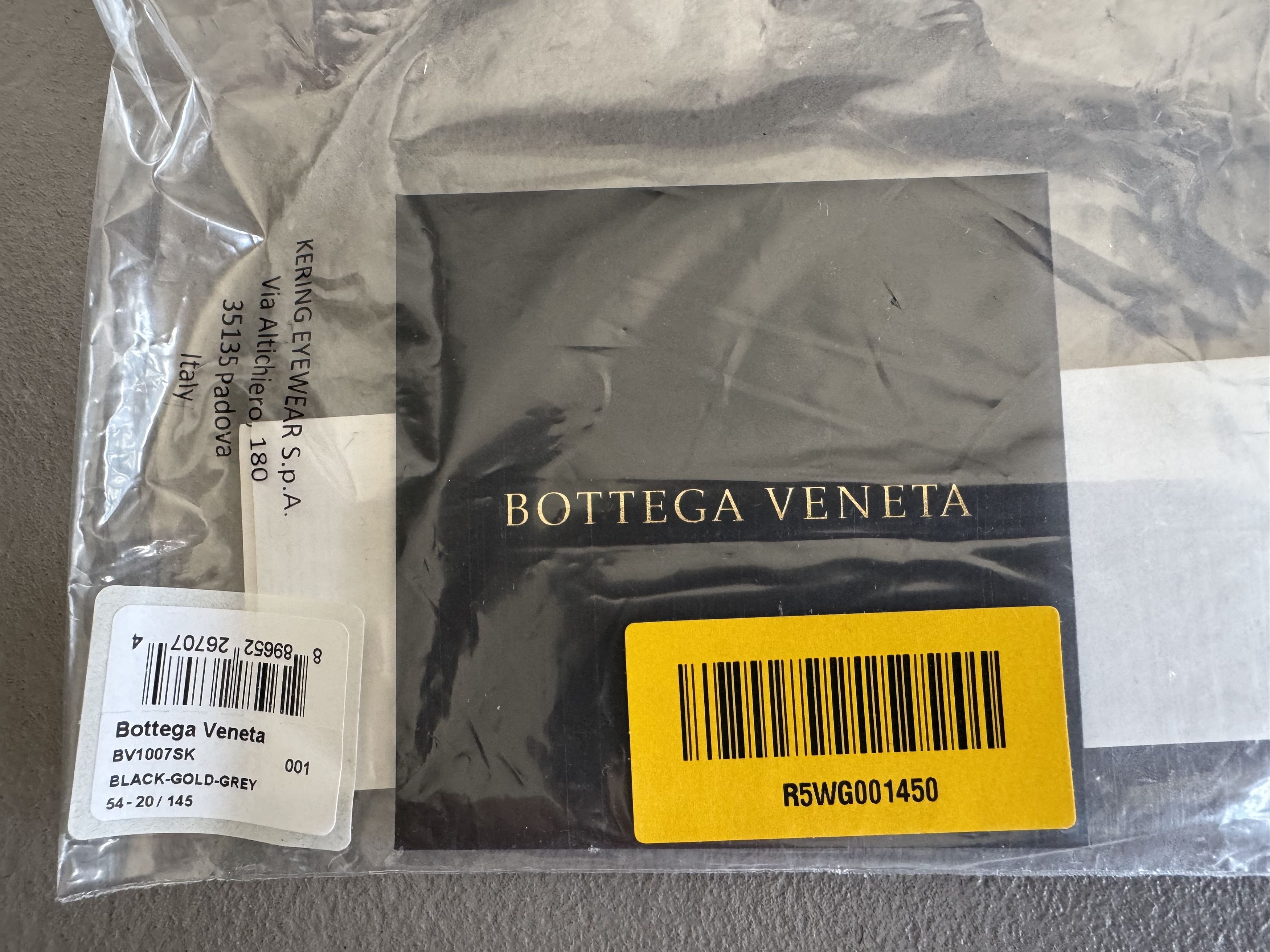 Bottega Veneta Bottega Veneta Wayfarer Sunglasses, Gold Frame, Brown Lenses Size ONE SIZE - 4 Thumbnail