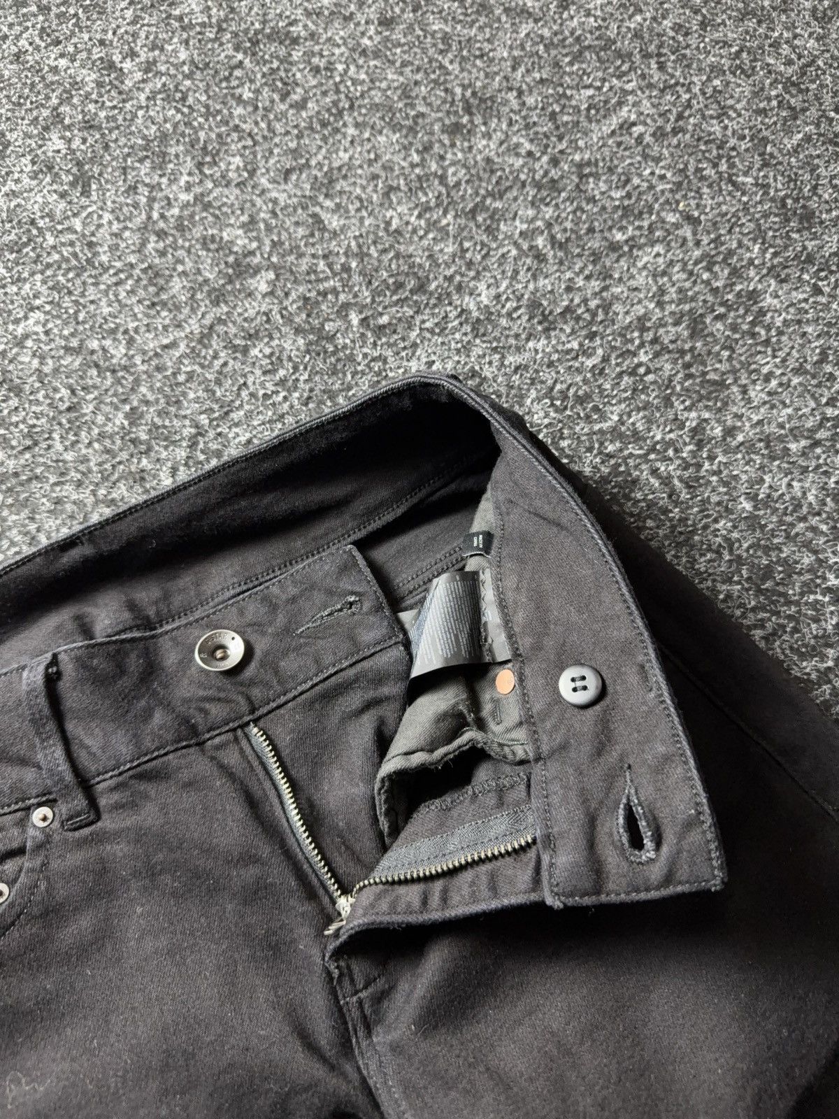 G-Star Y2K 00s vntg G-Star RAW Midge Cody Mid Skinny Black Jeans Size 28" / US 6 / IT 42 - 9 Thumbnail