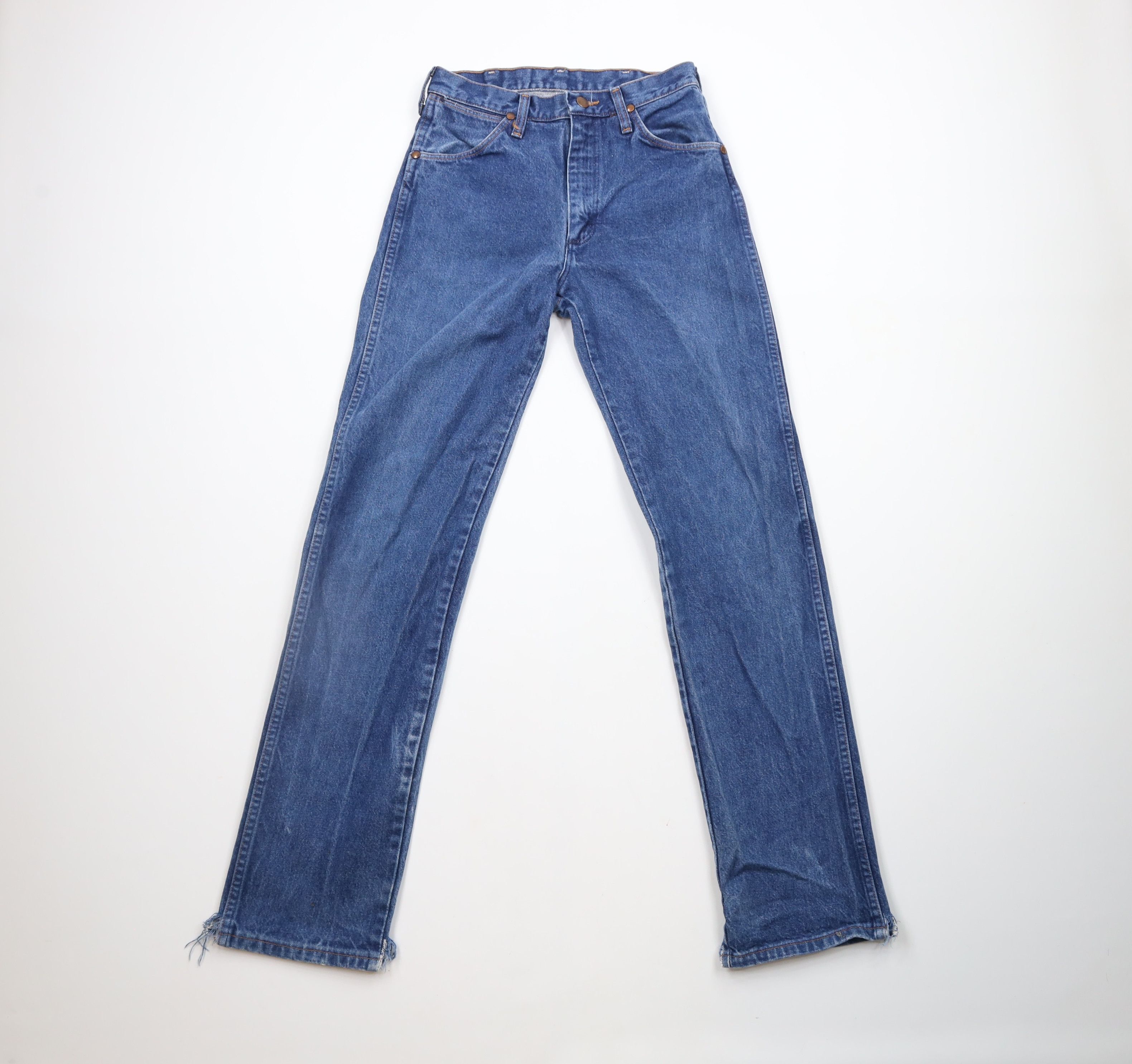 Vintage × Wrangler Vintage 90s Wrangler Flare Bootcut Denim Jeans Blue USA Size US 29 - 1 Thumbnail