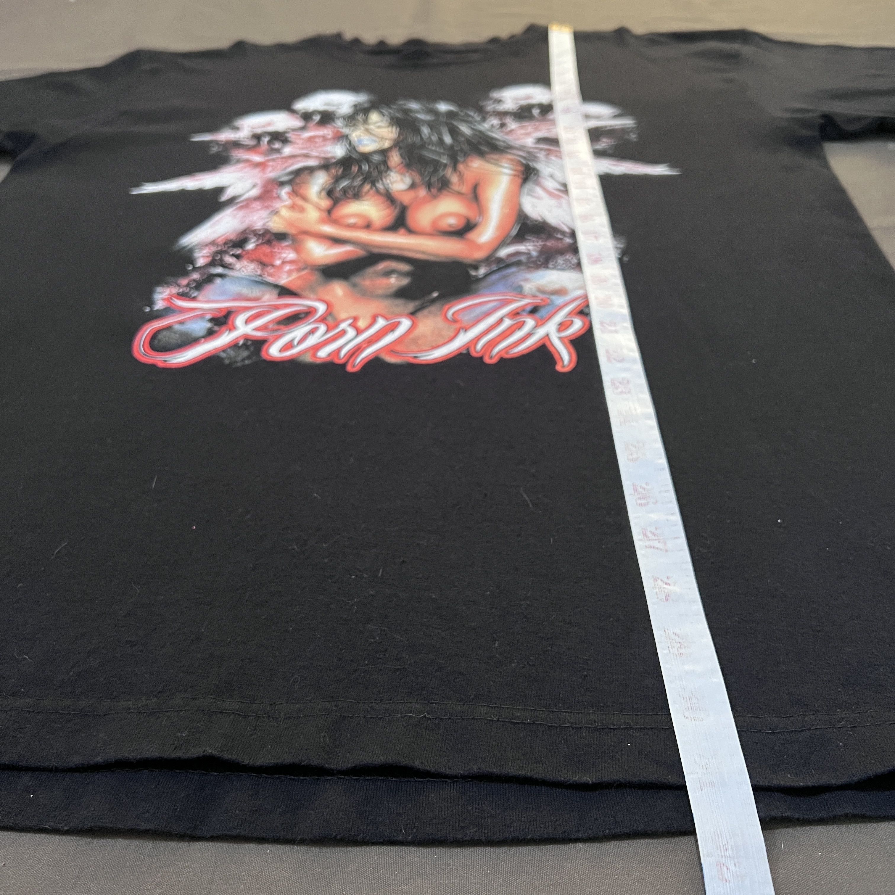 Japanese Brand × Vintage Vintage Y2K Porn ink Ricky Carralero tattoo artist Tee XL Size US XL / EU 56 / 4 - 10 Thumbnail